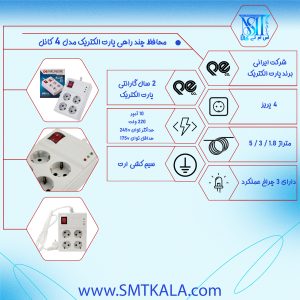چند راهی محافظ 4 پارت الکتریک